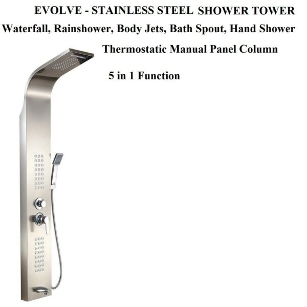 5 in 1 Chrome Shower